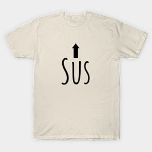 Sus Funny Among Us Imposter Kinda Sus Gamer T-Shirt